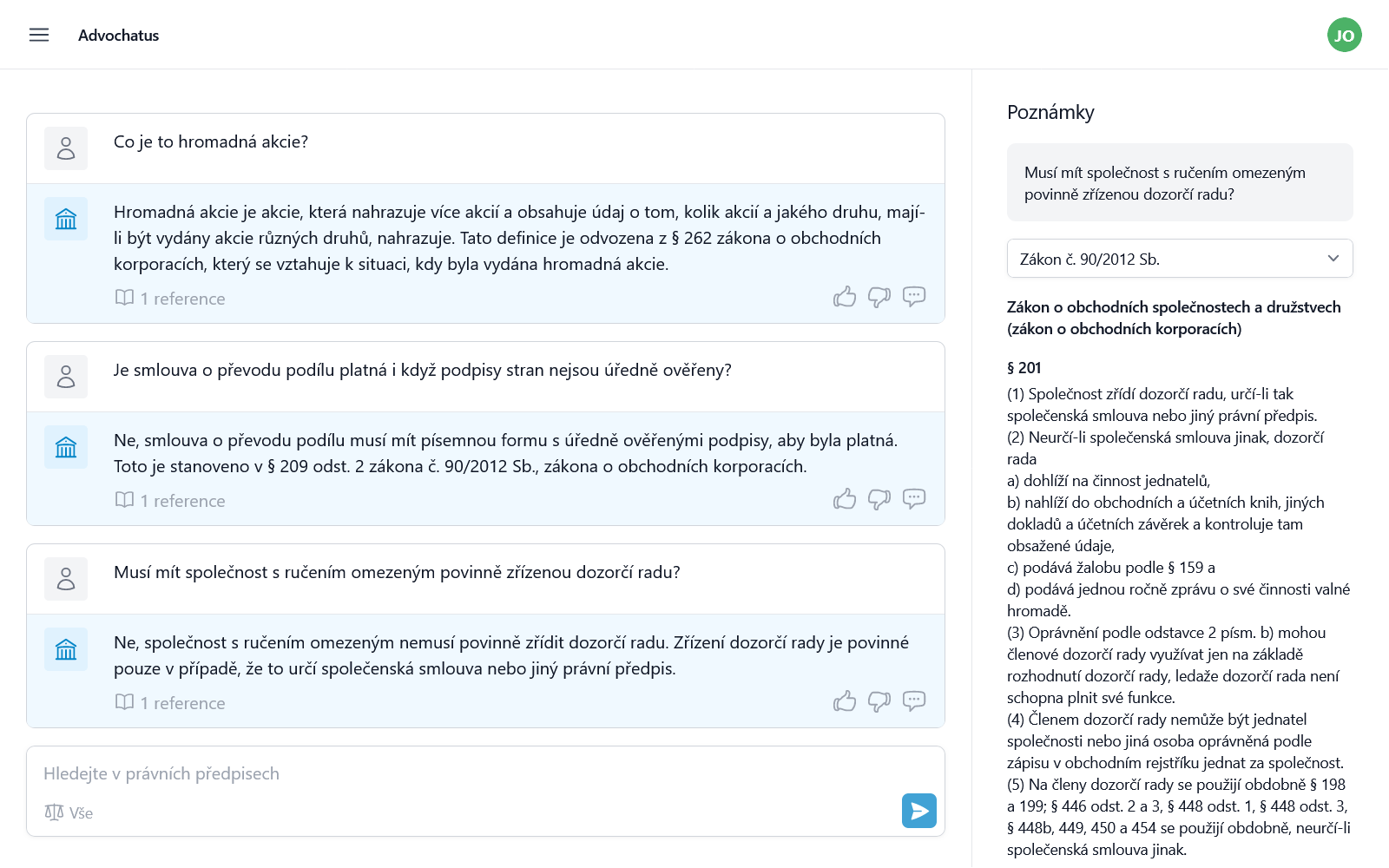 App screenshot
